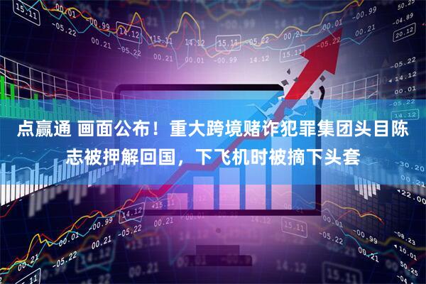 点赢通 画面公布！重大跨境赌诈犯罪集团头目陈志被押解回国，下飞机时被摘下头套